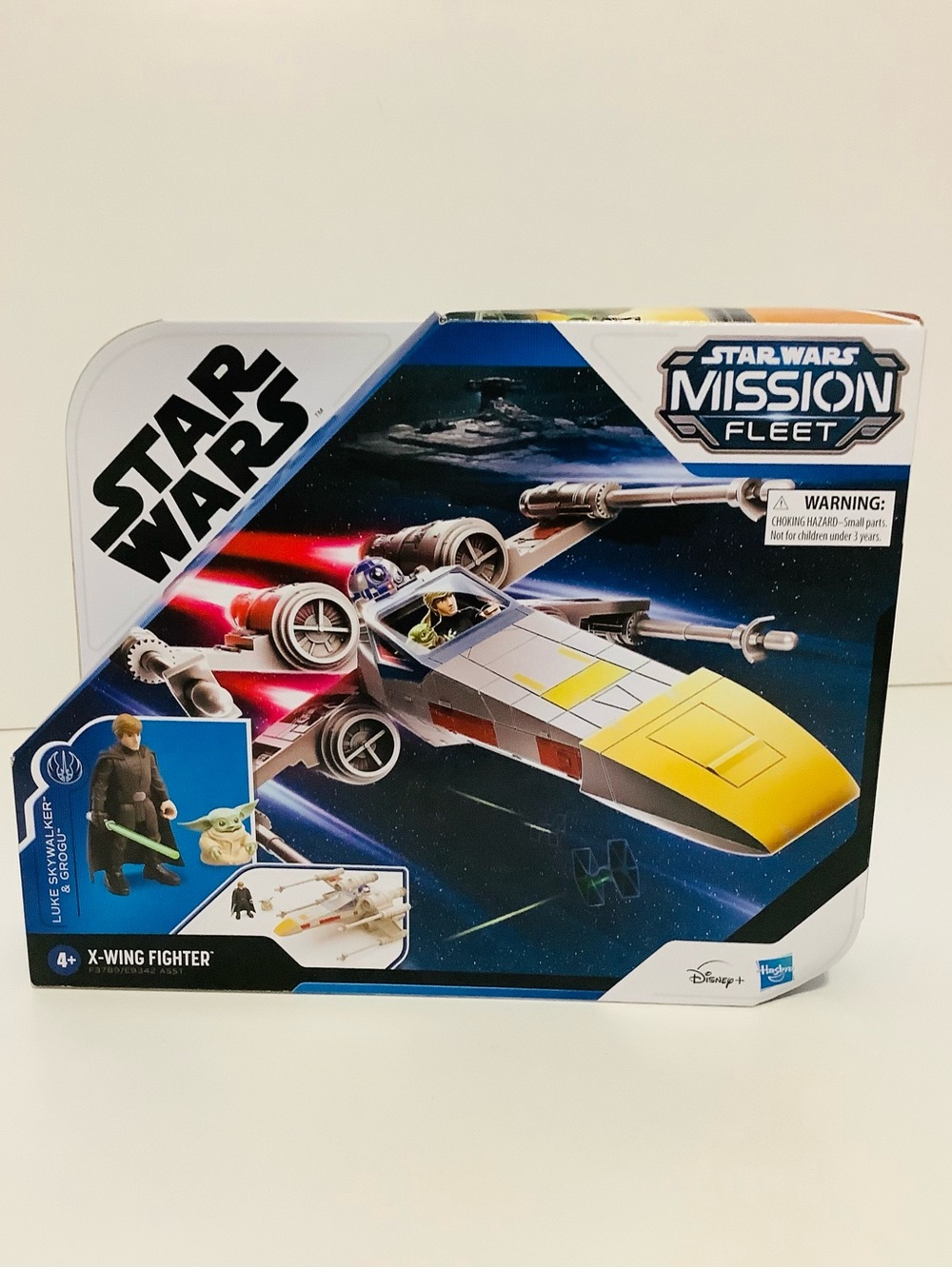 Star Wars Mission Fleet X-Wing Fighter, Mandalorian Luke Grogu Disney Hasbro NWT